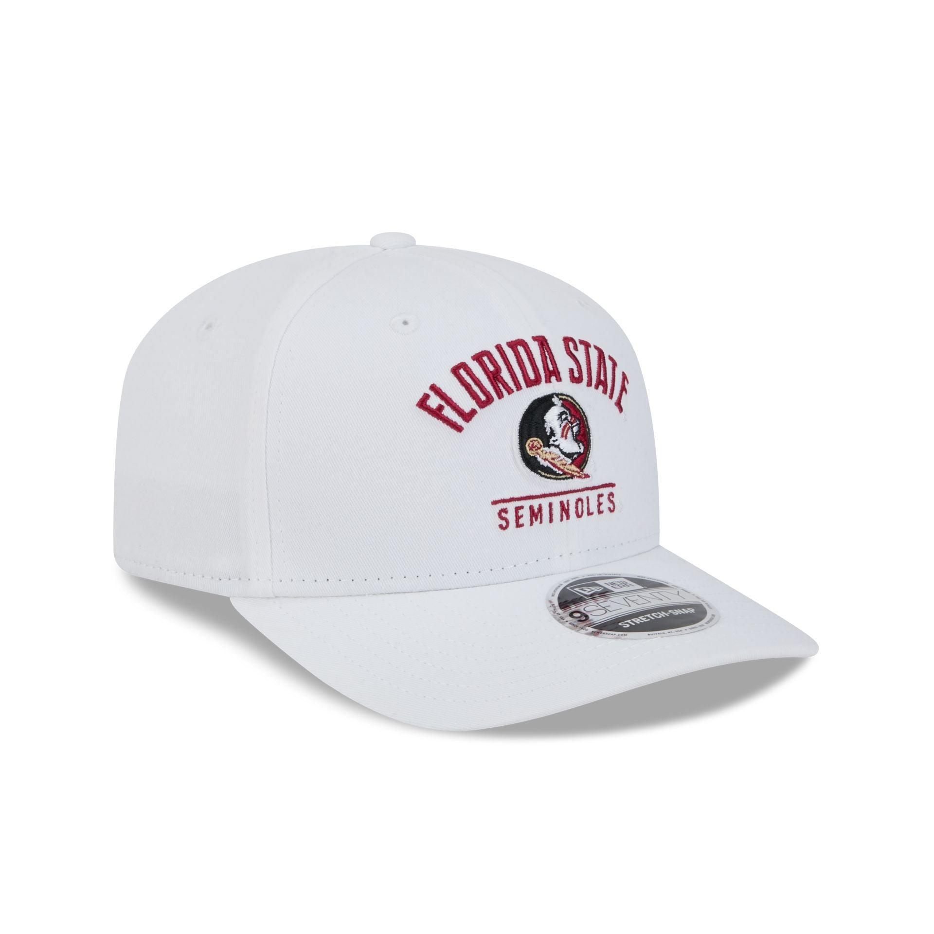 Florida State Seminoles Optic White 9SEVENTY Stretch-Snap Hat Male Product Image