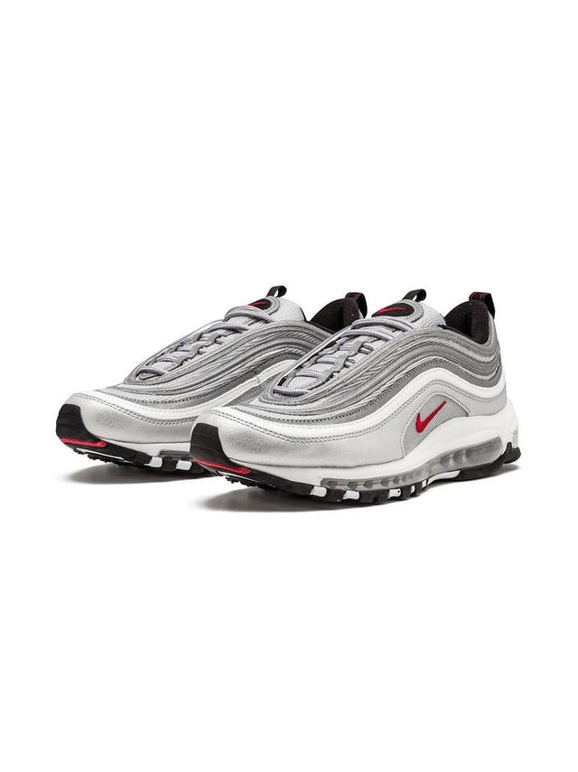 Air Max 97 Og Qs Sneakers In Metallic Silver/black/white/university Red Product Image