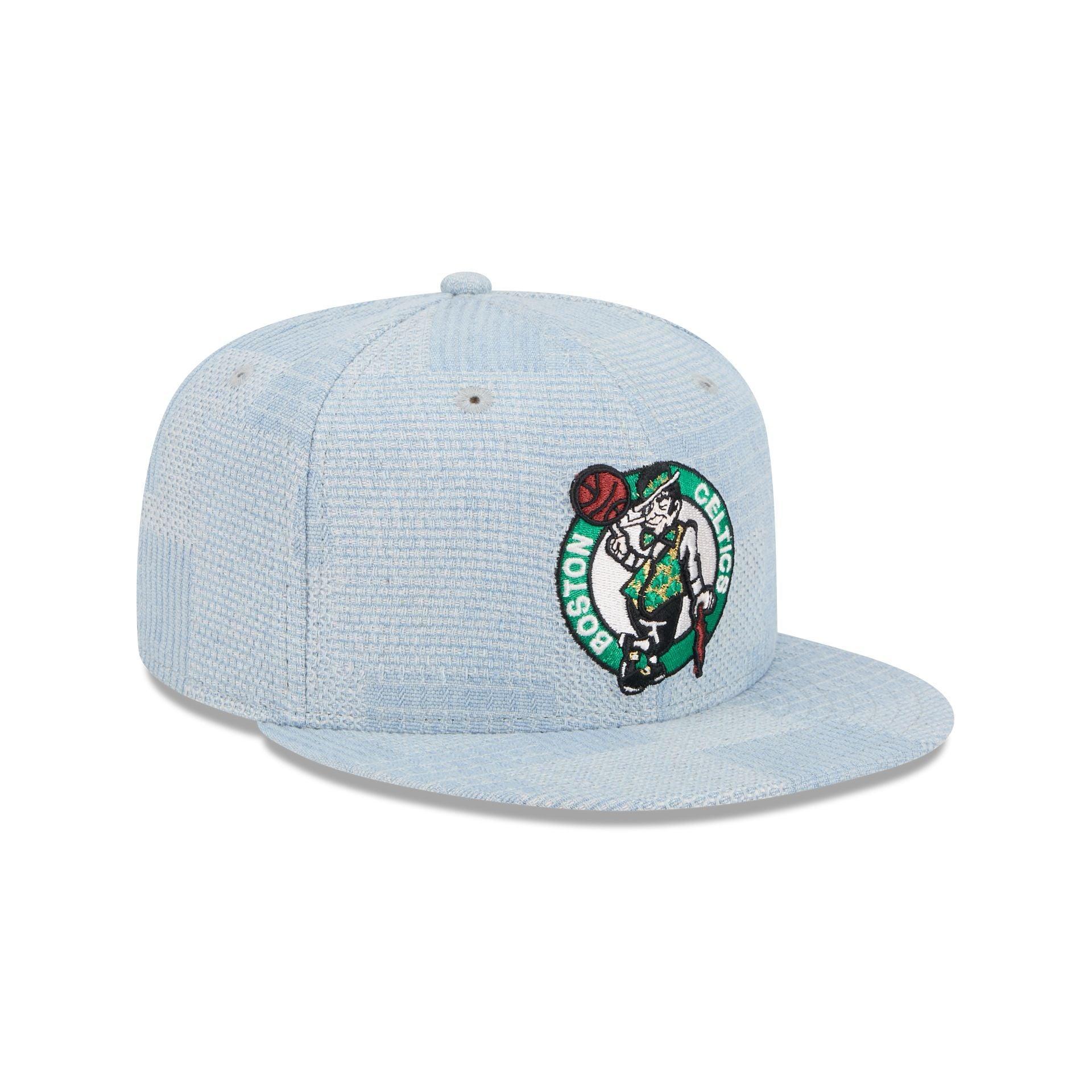 Boston Celtics Denim Patchwork 9FIFTY Snapback Hat Male Product Image