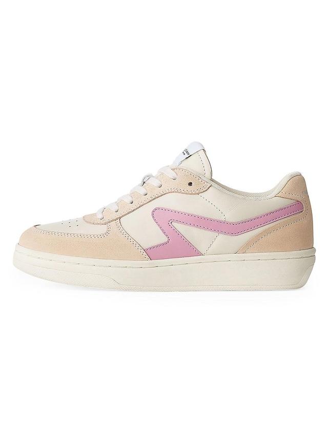 Womens Retro Suede Court Sneakers Product Image