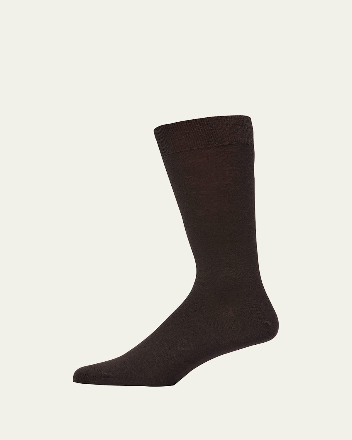 Mens Knit Crew Socks Product Image