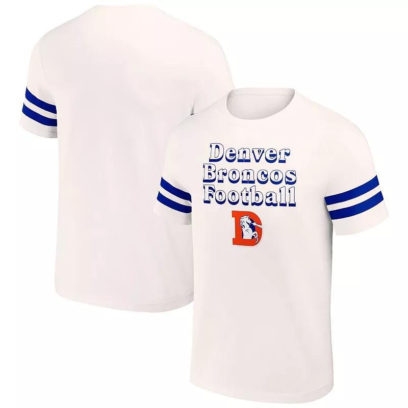 Mens NFL x Darius Rucker Collection by Fanatics Cream Denver Broncos Vintage T-Shirt Product Image