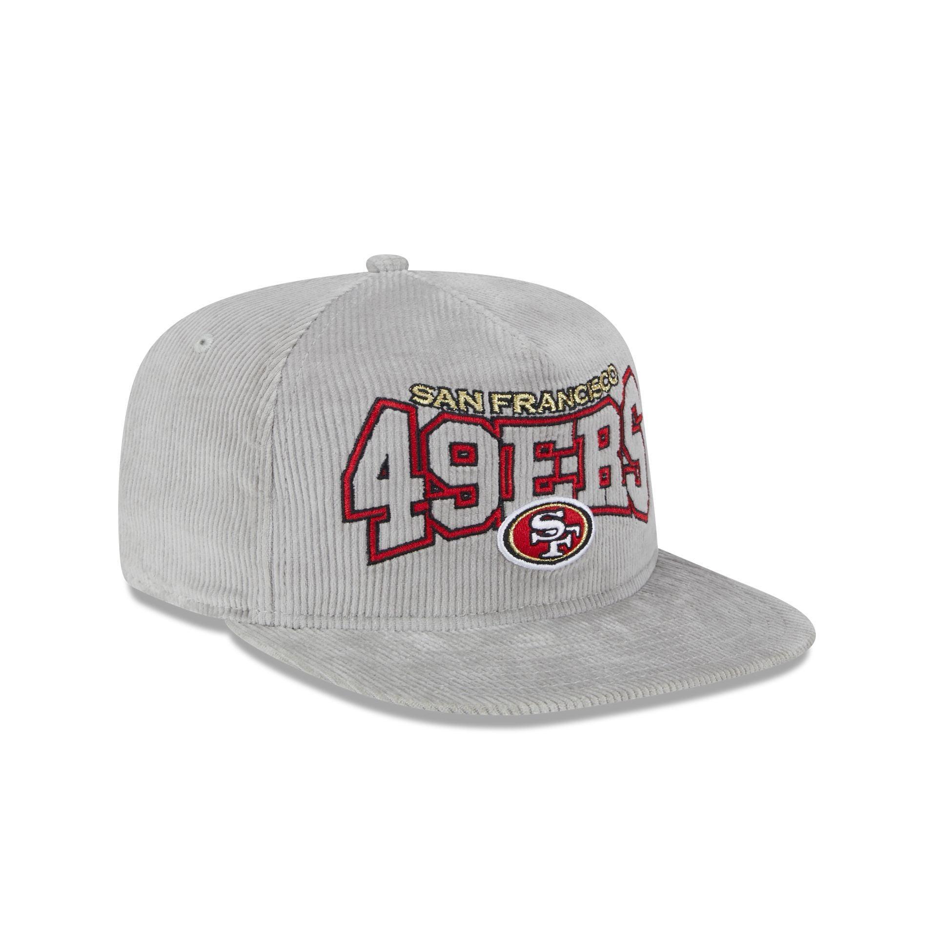 San Francisco 49ers Gray Cord Golfer Hat Male Product Image