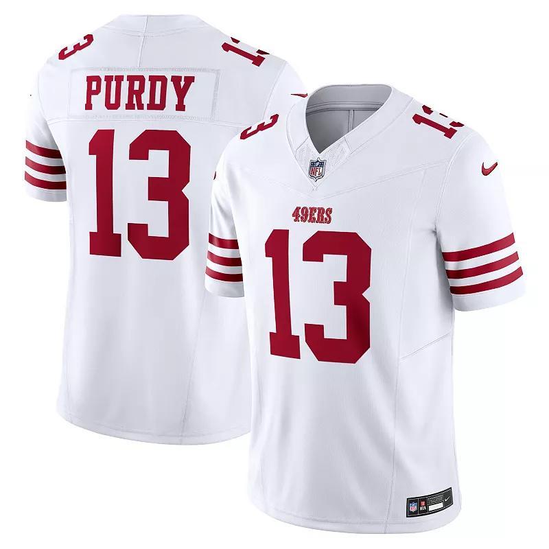 Nike Mens Brock Purdy San Francisco 49ers Vapor F.u.s.e. Limited Jersey - White Product Image