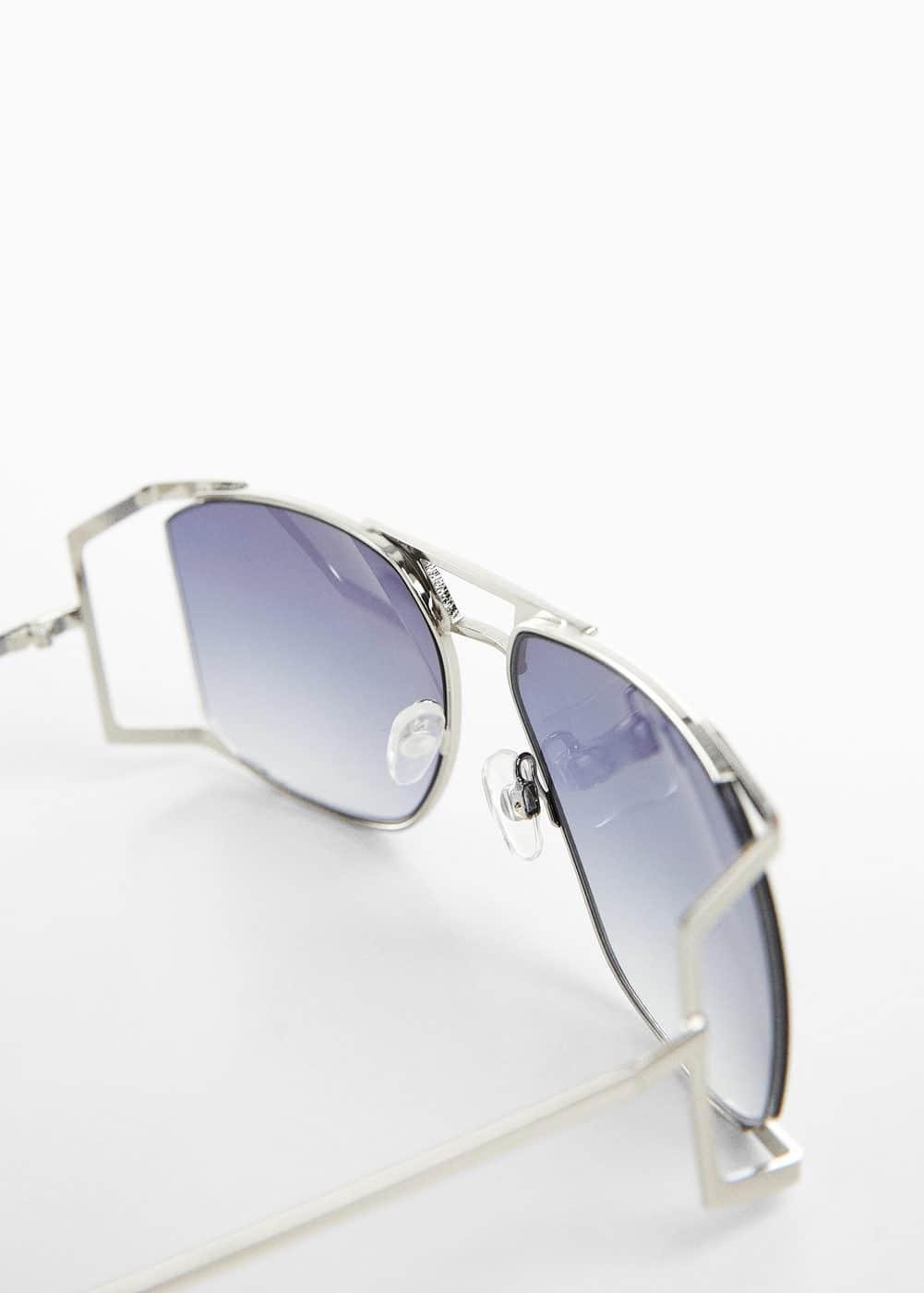 MANGO - Metallic frame sunglasses - One size - Women Product Image