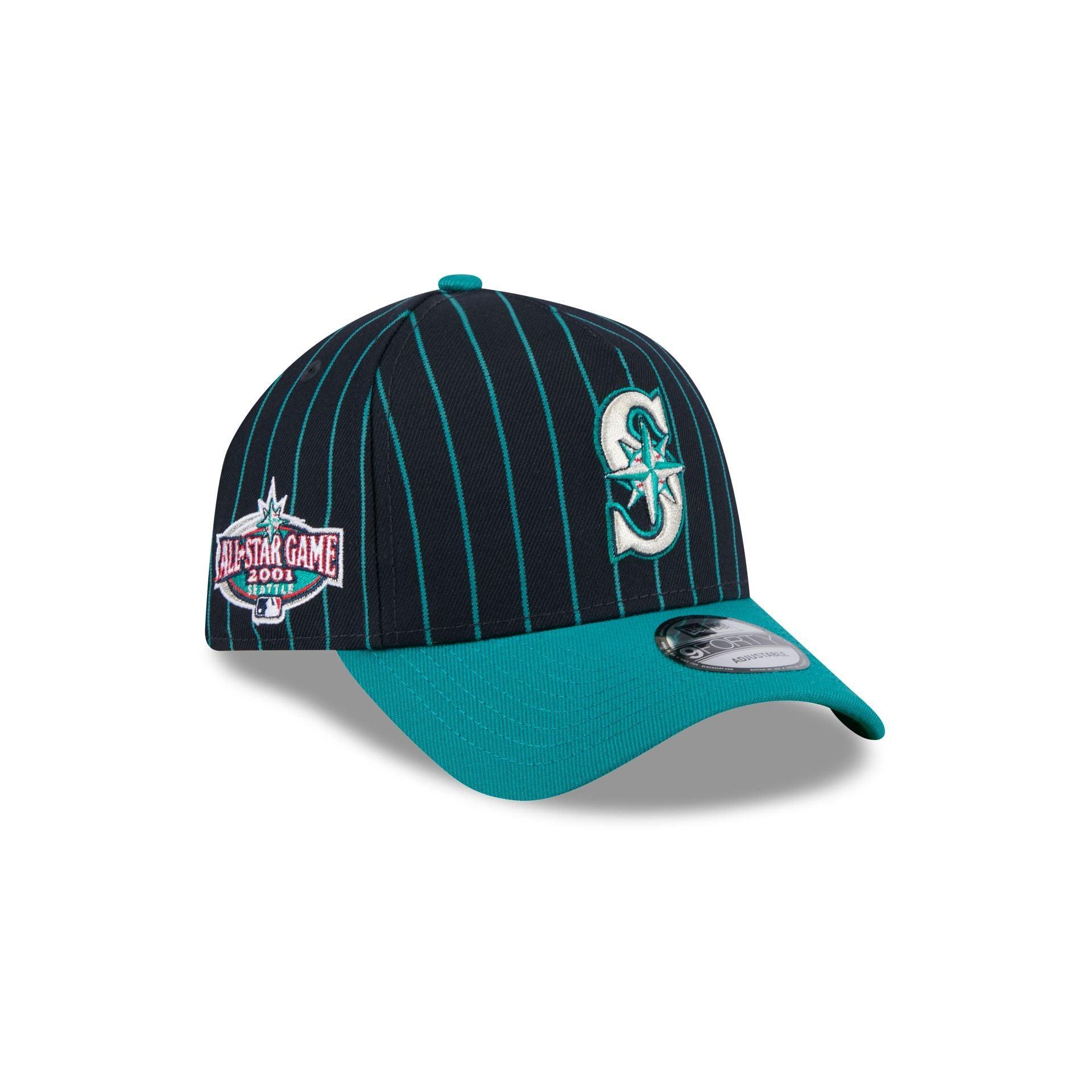 Seattle Mariners All-Star Game Pack Pinstripe 9FORTY A-Frame Snapback Hat Male Product Image