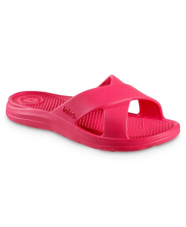 totes Womens Everywear Cross Slide Sandals Product Image