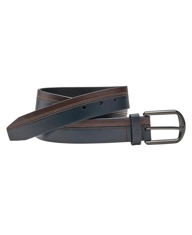 Johnston & Murphy Mens Two-Tone Belt - Navy Product Image