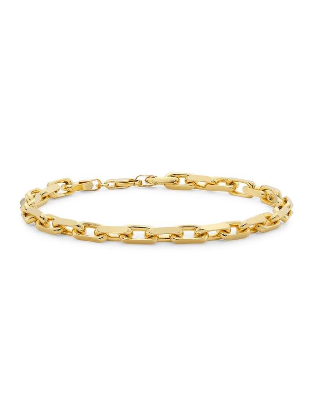 Womens 14K Yellow Gold French Cable-Chain Bracelet Product Image