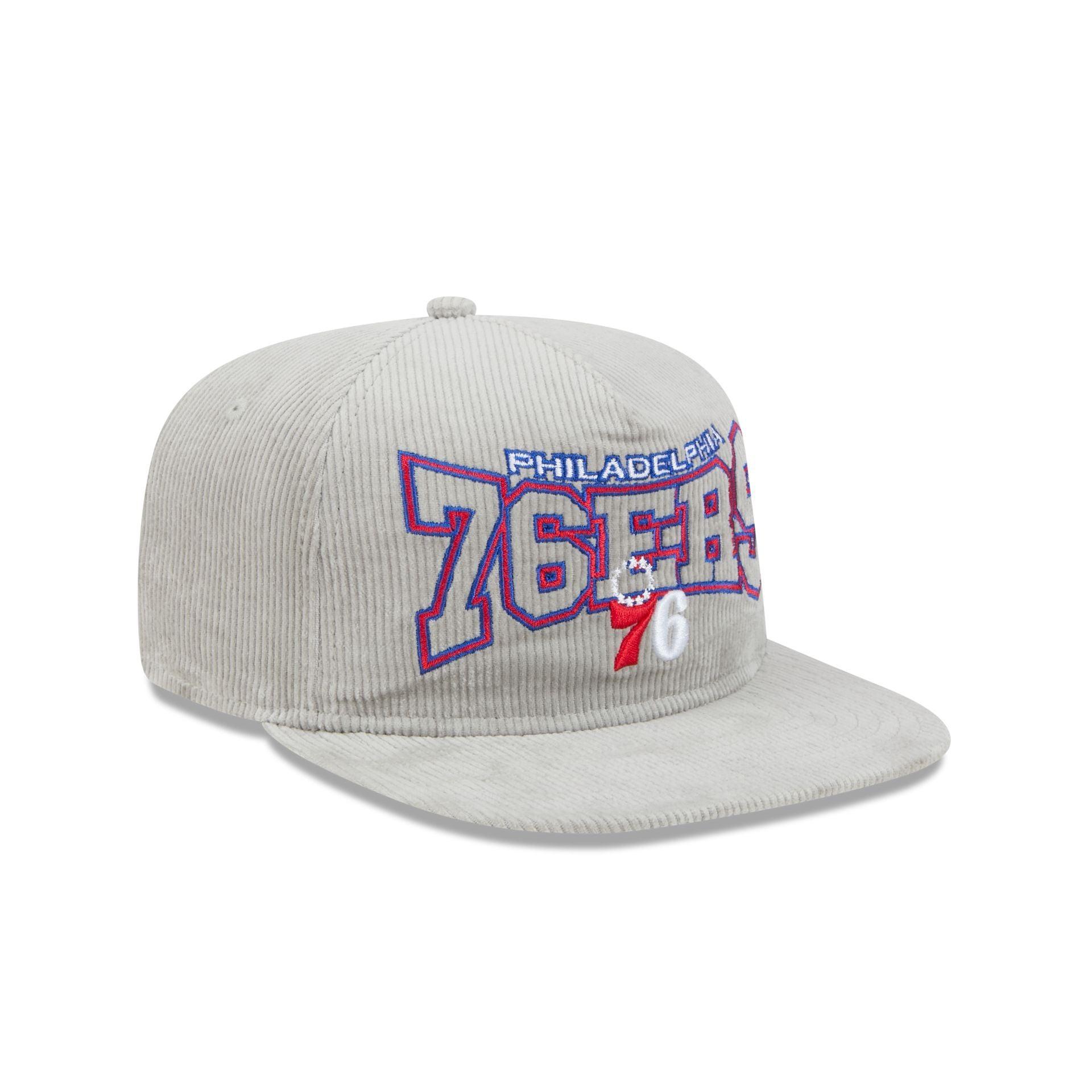 Philadelphia 76ers Gray Cord Golfer Hat Male Product Image