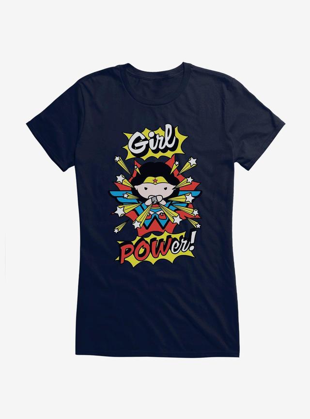 Wonder Woman Chibi Girl Power Girls T-Shirt Product Image