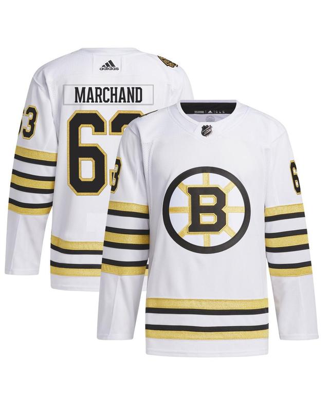 Mens adidas Brad Marchand White Boston Bruins Authentic Player Jersey - White Product Image