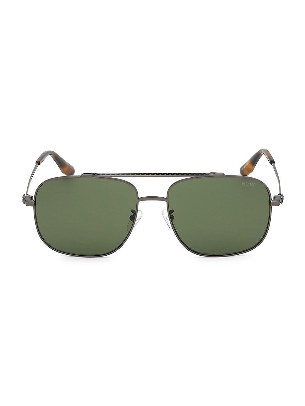 Mens 60MM Navigator Sunglasses Product Image