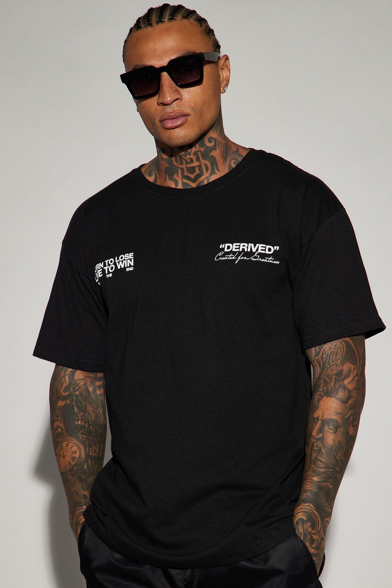 Derived Short Sleeve Tee - Black Product Image