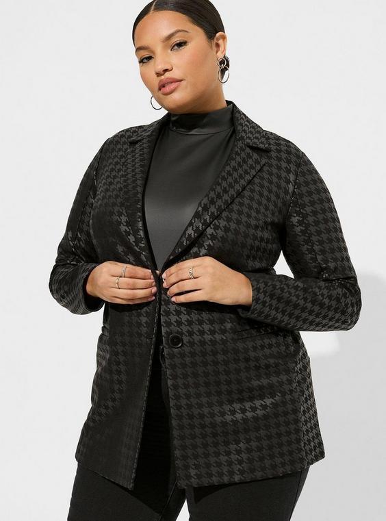 Luxe Ponte Relaxed Blazer Product Image