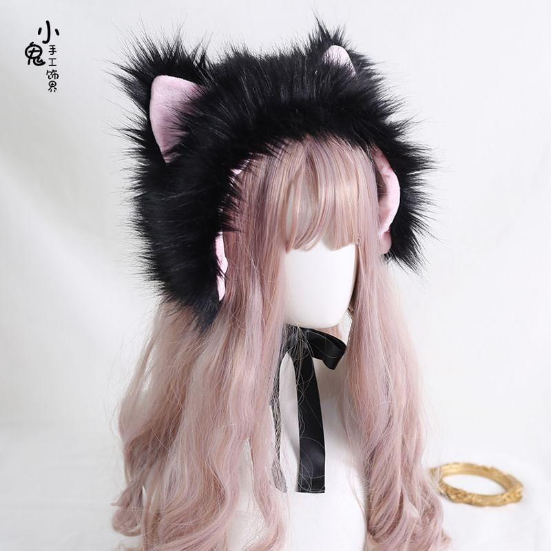 Cat Ear Chenille Hat Product Image