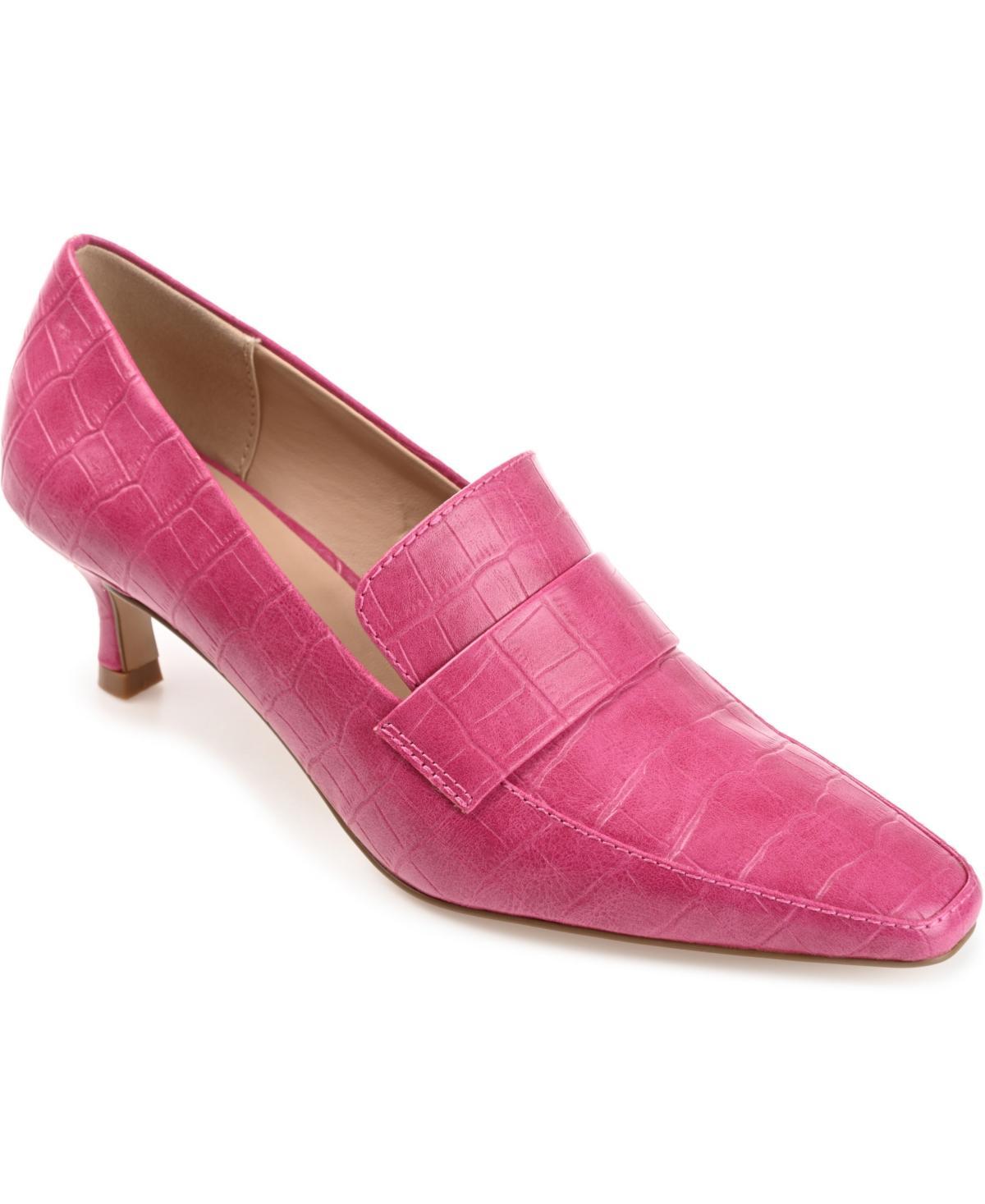 Journee Collection Womens Celina Kitten Heel Loafers Product Image