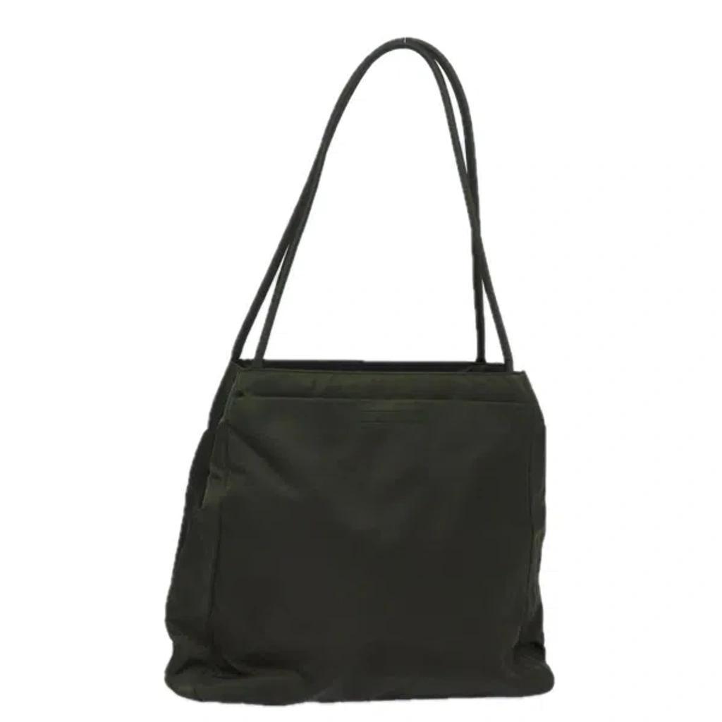 Tessuto Khaki Synthetic Shoulder Bag () Product Image