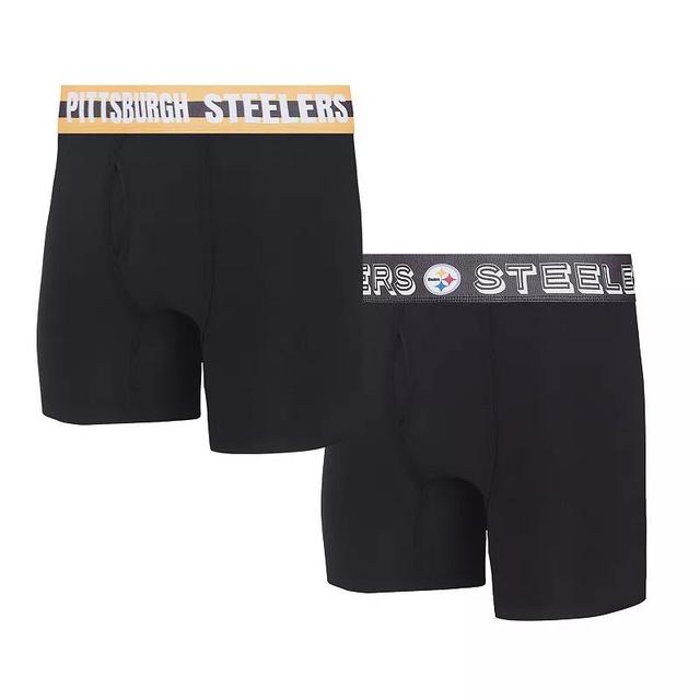 Mens Concepts Sport Los Angeles Chargers Gauge Knit Boxer Brief Two-Pack Product Image