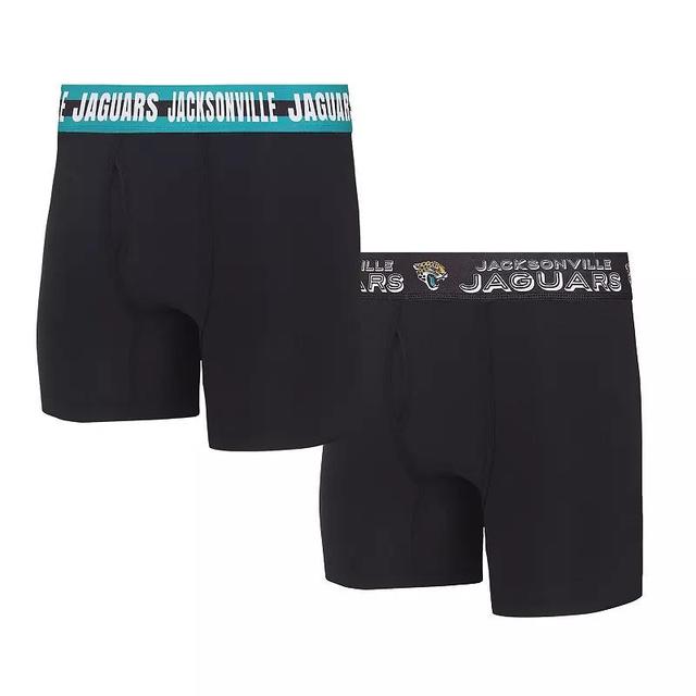 Mens Concepts Sport Jacksonville Jaguars Gauge Knit Boxer Brief Two-Pack Product Image