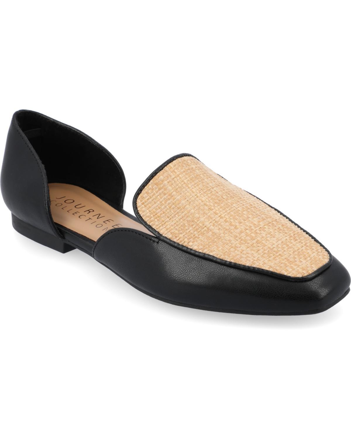 Journee Collection Womens Kennza Tru Comfort Foam Soft Faux Leather Slip-On Flats Product Image