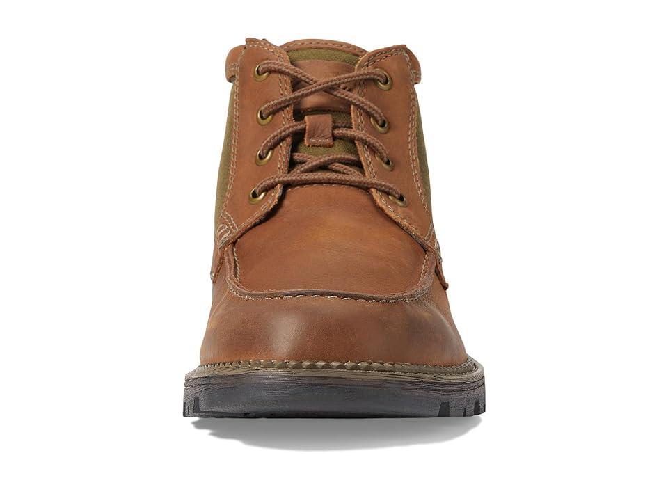 Clarks Maplewalk Mens Leather Ankle Boots Brown Product Image