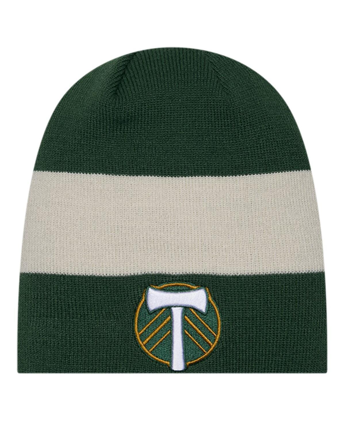 Mens New Era Green Portland Timbers 2024 Kick Off Collection Knit Beanie Product Image