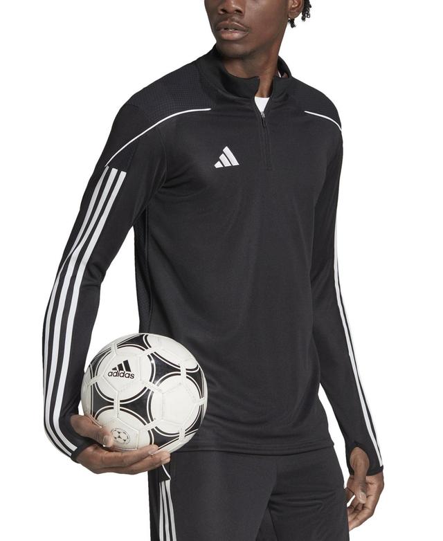 adidas Mens Tiro 23 Slim-Fit Performance 3-Stripes Half-Zip Track Jacket Product Image