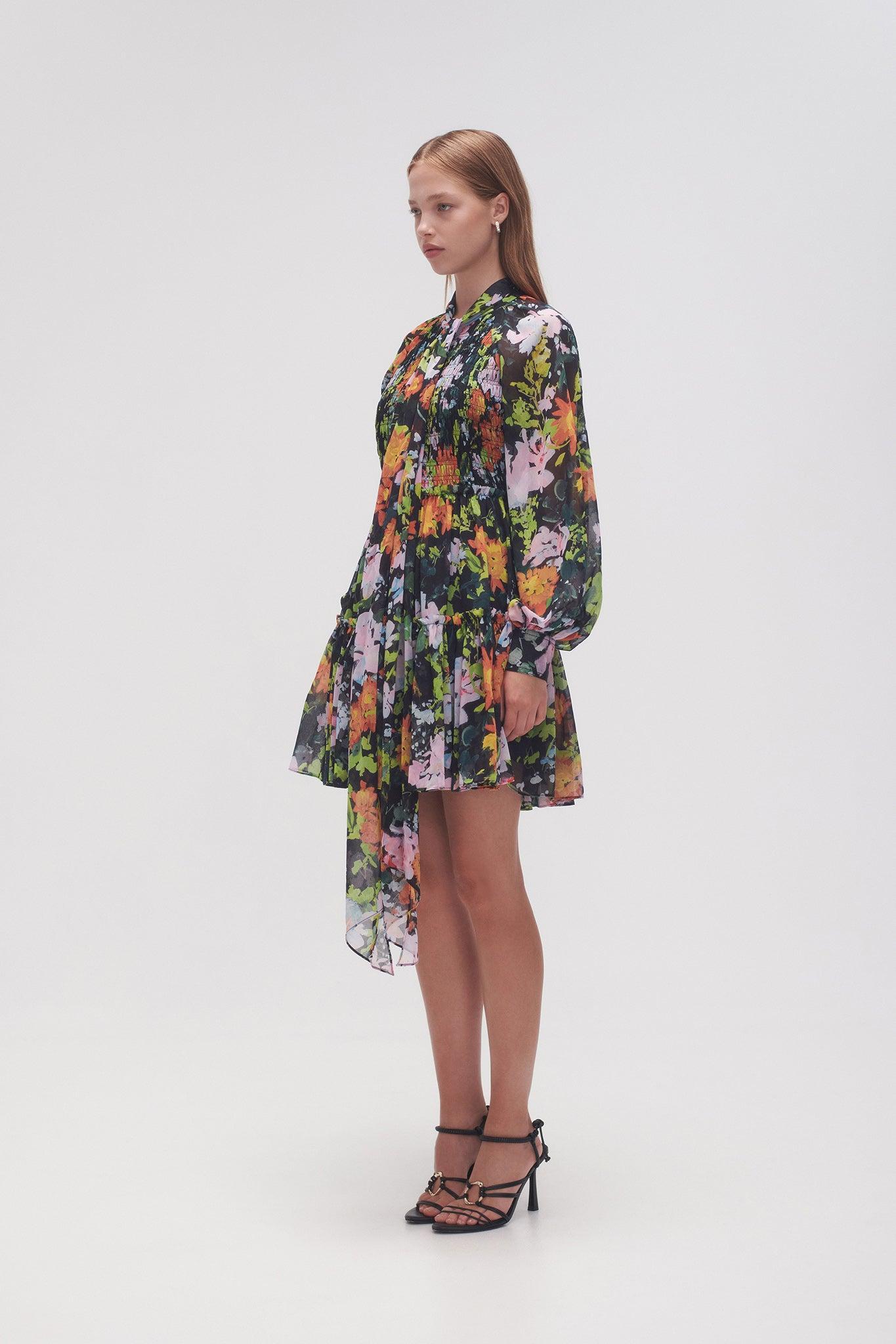 Marlowe Shirred Mini Dress Product Image