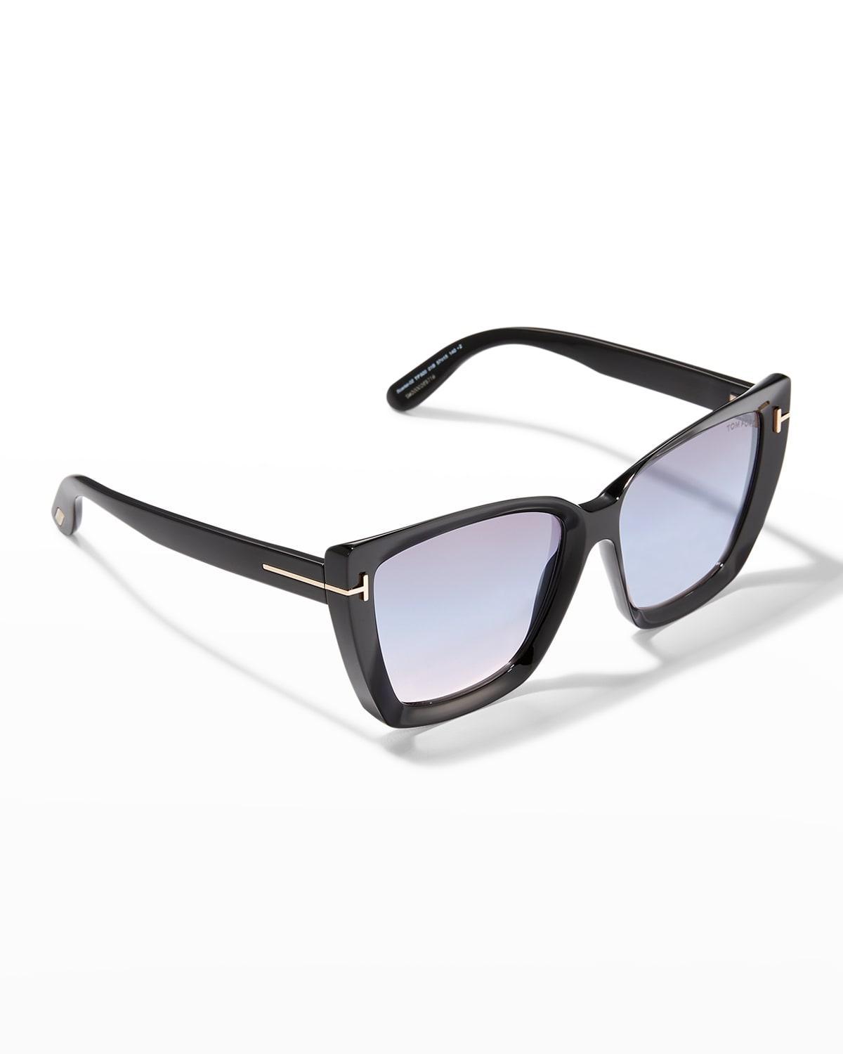 Scarlet Square Injection Plastic Sunglasses Product Image