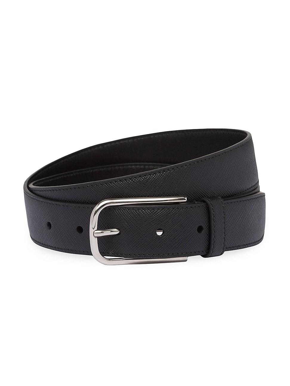 Mens Saffiano Belt Product Image