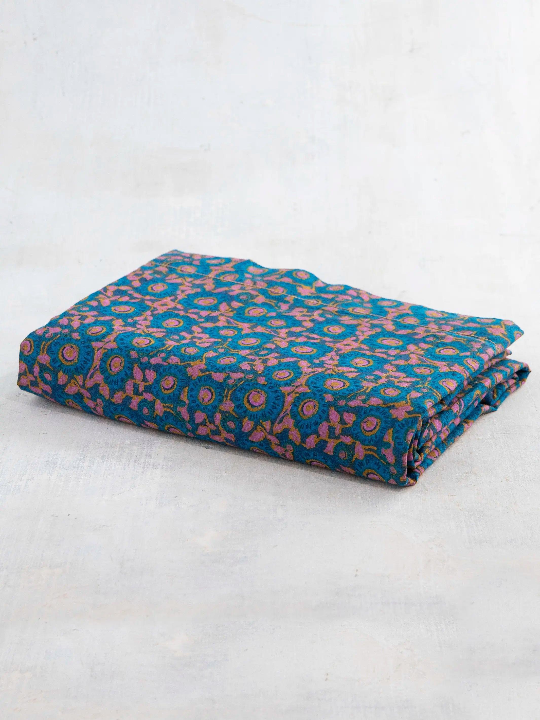 Mix & Match Soft Cotton Flat Sheet - Green Maia Product Image