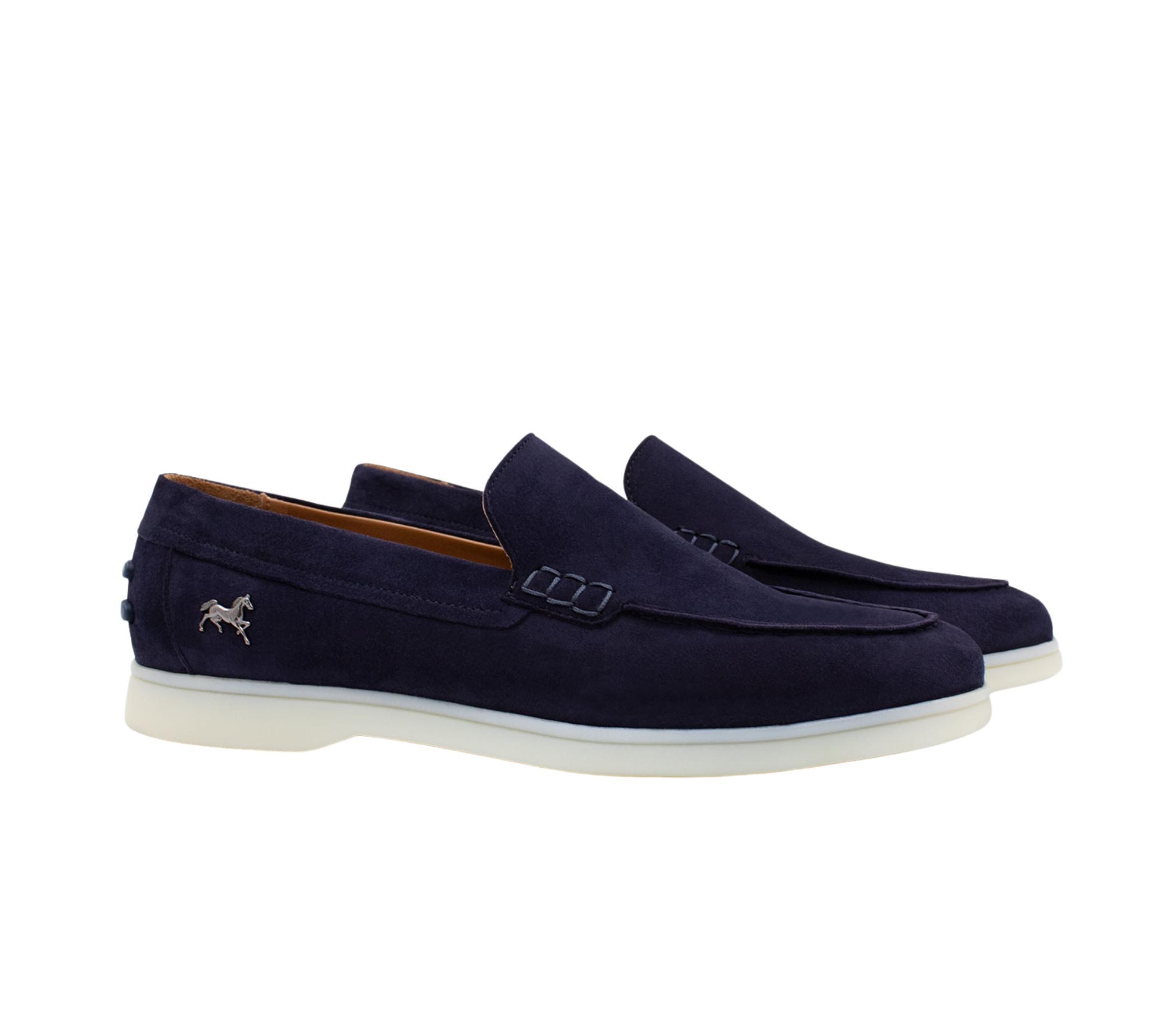 Nautical Suede Loafers Product Image