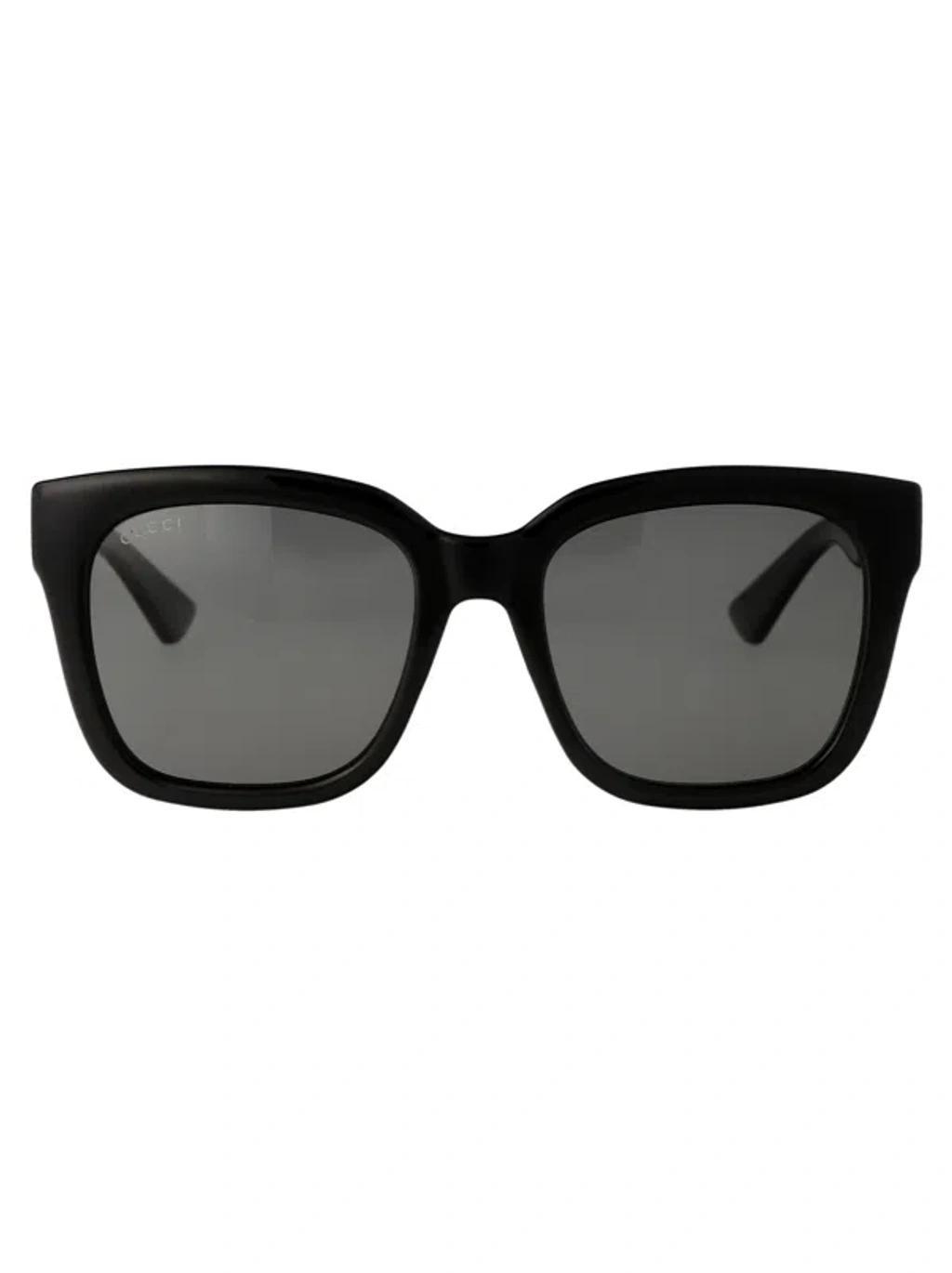 Gg1338s Sunglasses In 001 Black Black Smoke Product Image