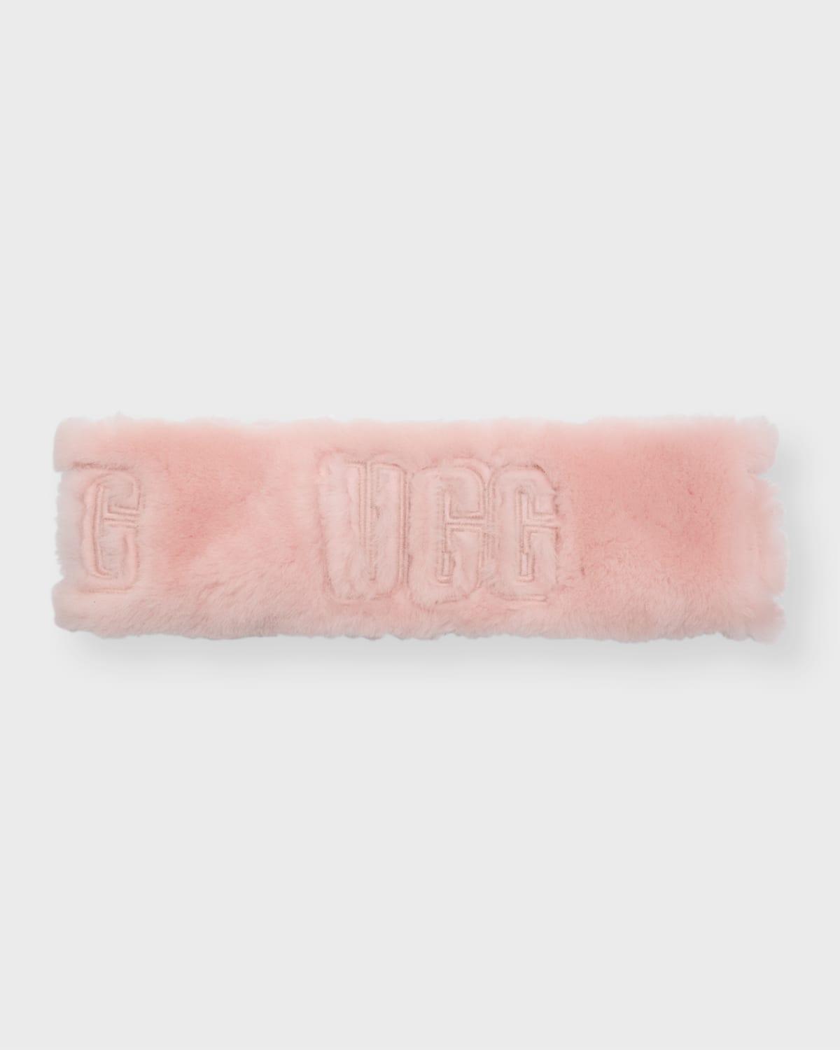 Exposed Logo Sheepskin Headband Product Image