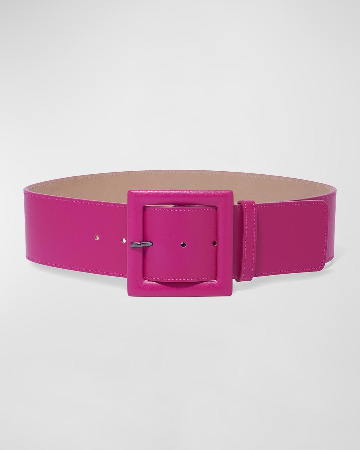 Womens Icon Large Square Buckle Belt Product Image