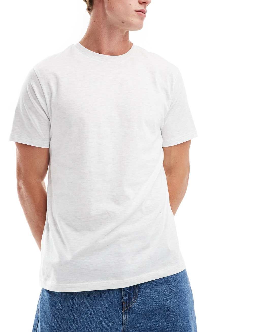 ASOS DESIGN 5 pack crew neck t-shirts in multiple colors Product Image