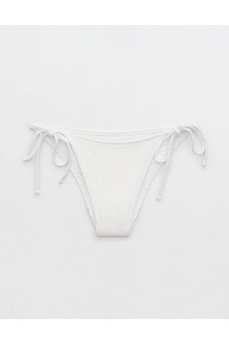 Aerie Crinkle Cheekiest Tie Bikini Bottom Women's Product Image