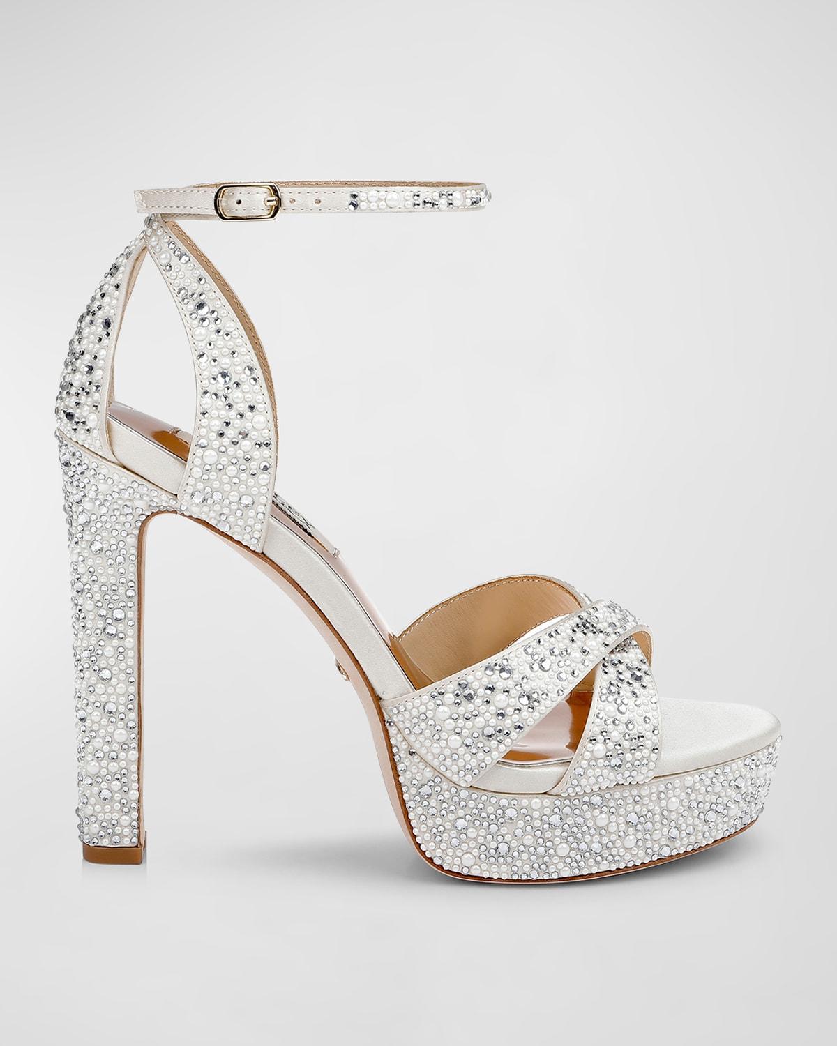 Badgley Mischka Collection Fizzy Ankle Strap Platform Sandal Product Image