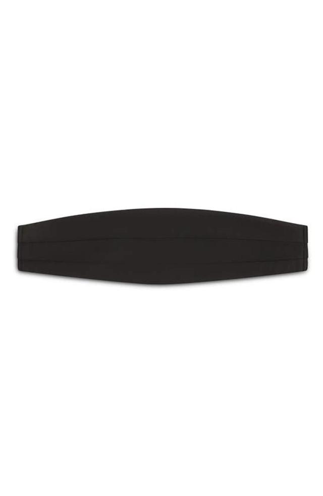 TOM FORD Men's Mulberry Silk Cummerbund In Black Product Image