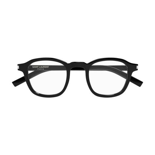 SAINT LAURENT Sl 549 Slim Opt Eyewear In Black Black Transpare Product Image