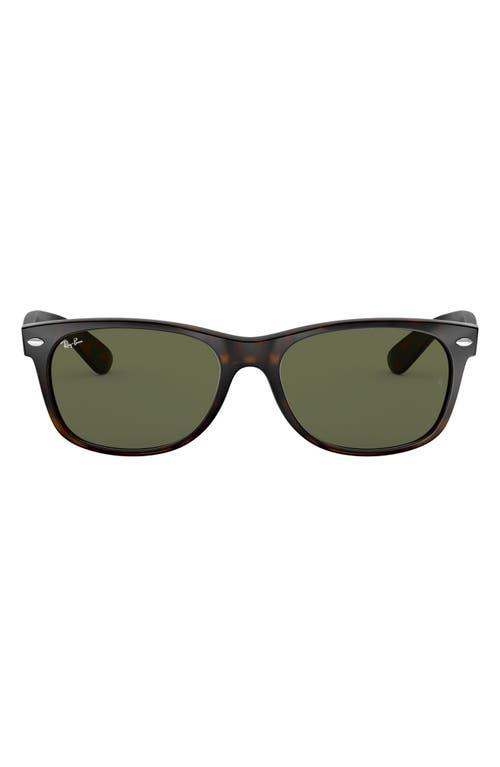 RAY BAN Ray-ban Wayfarer 58mm Rectangular Sunglasses In Green Classic G-15 Product Image