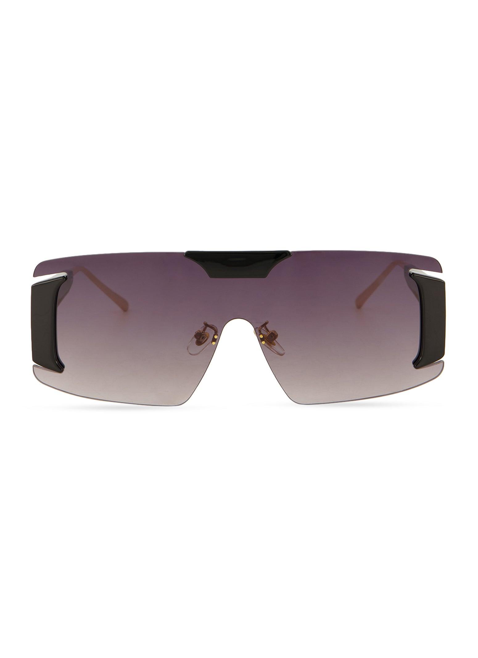 Womens Contrast Retro Shield Sunglasses Product Image