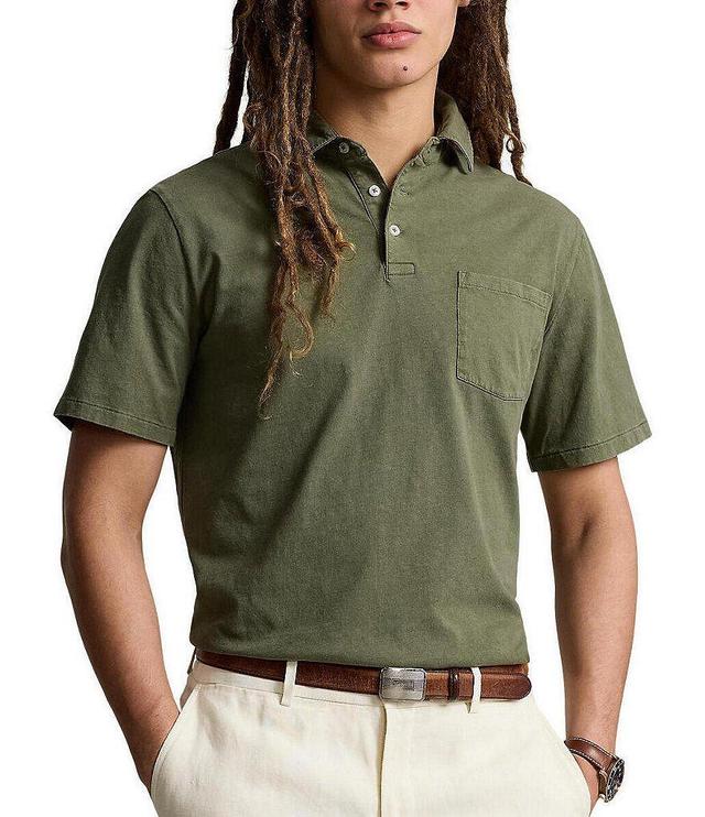 Polo Ralph Lauren Classic Fit Linen Blend Short Sleeve Polo Shirt Product Image