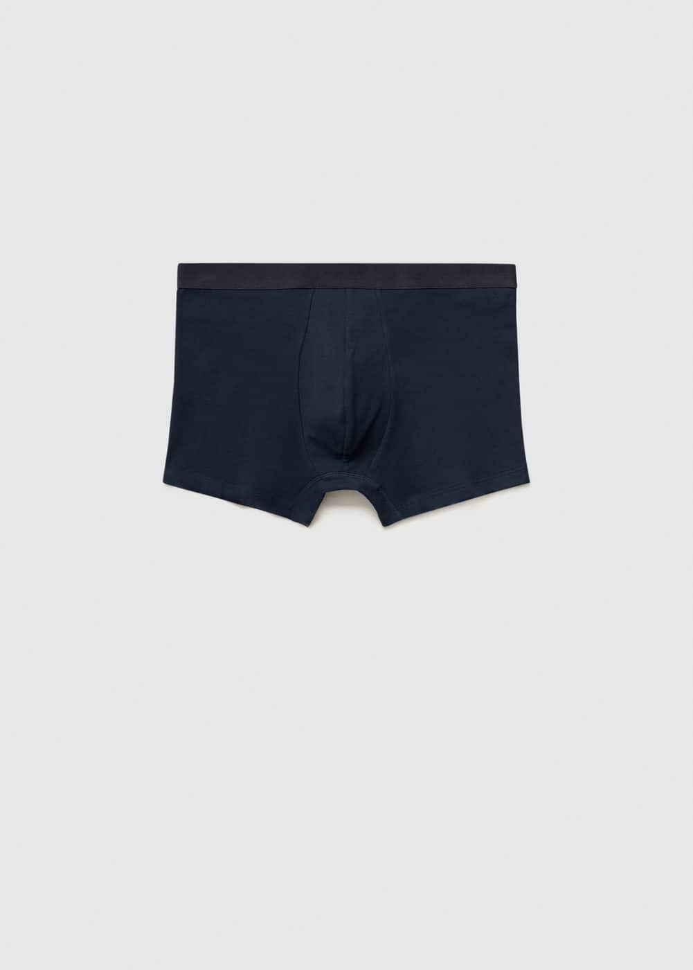 3-pack cotton boxers - Men | MANGO USA Product Image