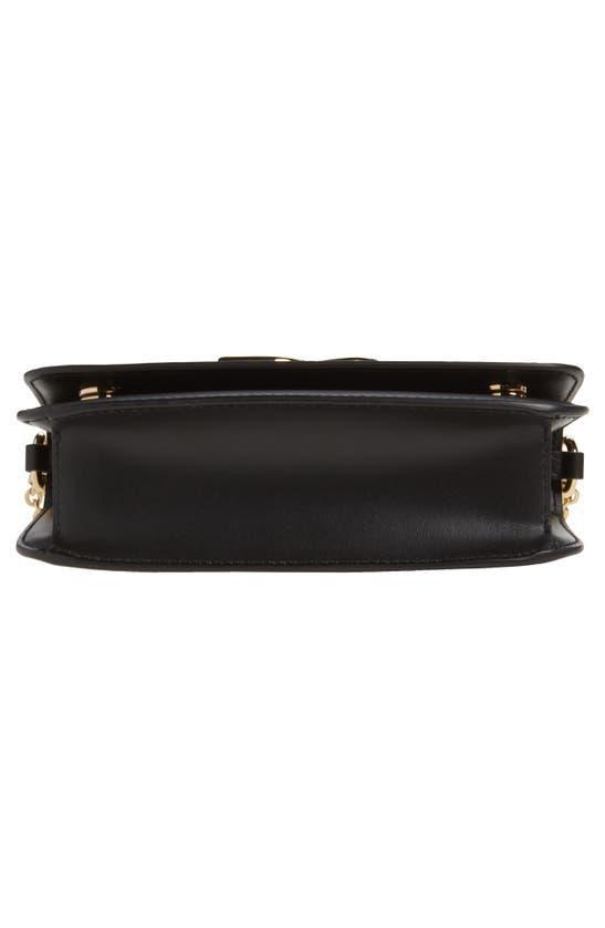 DOLCE & GABBANA 3.5 Flap Leather Top-handle Bag In Black Product Image