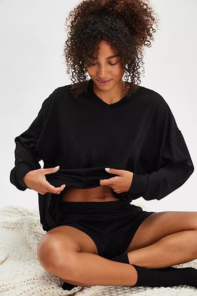 Catalina Long Sleeve & Shorts PJ Set Product Image