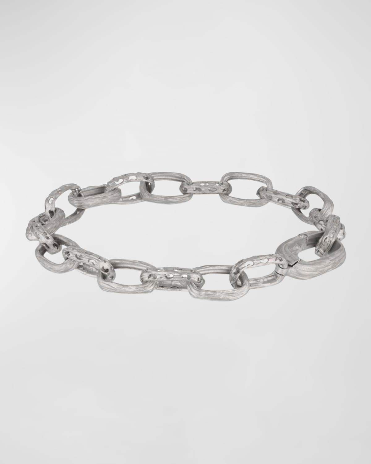 Mens Warrior Link Bracelet with Silver Clasp Product Image