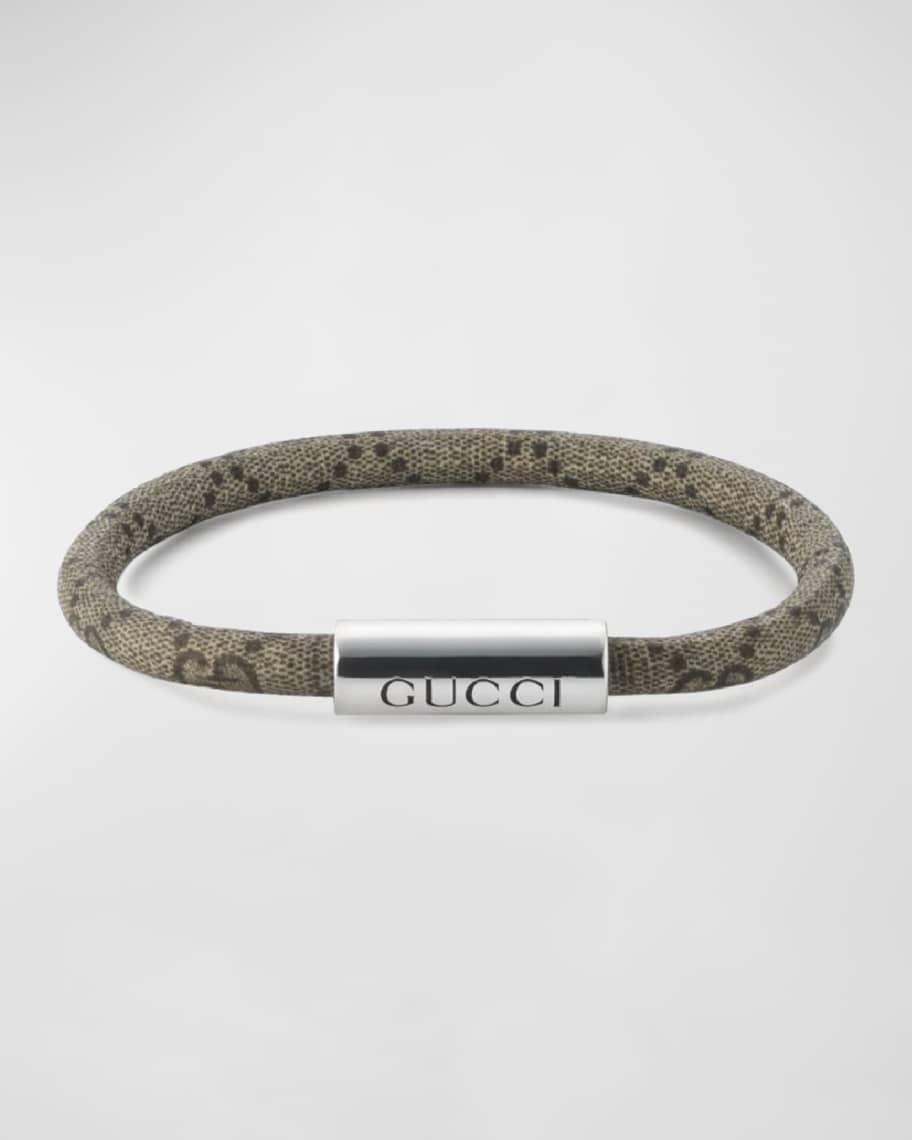 Men's Trademark GG Supreme Leather Bracelet Product Image