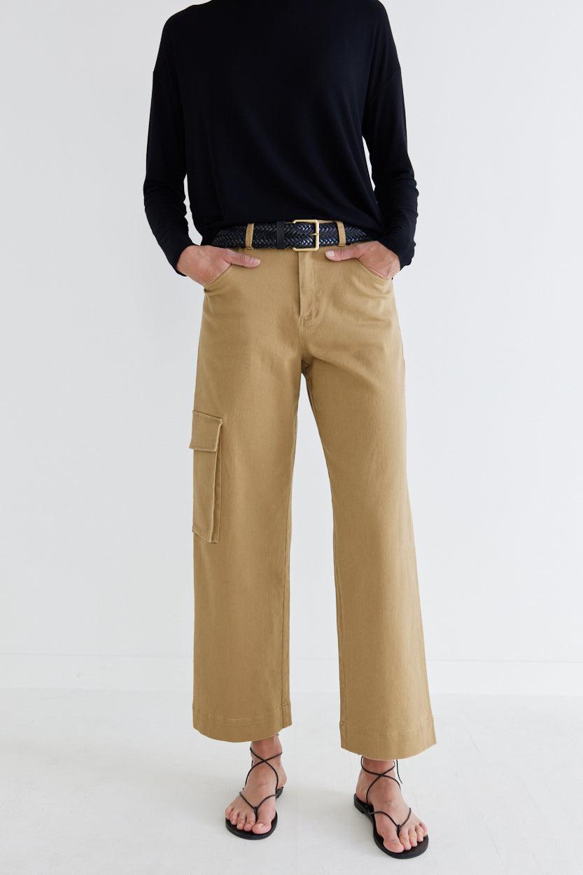 Change of Pace Denim Cargo Pants Product Image